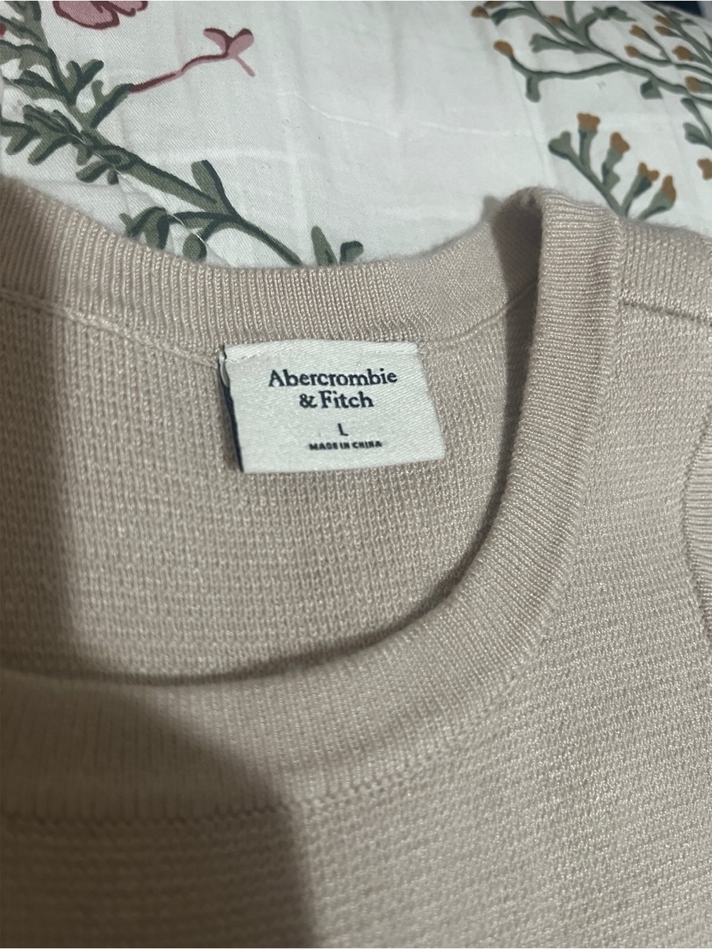 Abercrombie & Fitch Women’s Large Beige Knit Bodysuit Leotard Y2K Clean Girl 90s - Picture 4 of 14